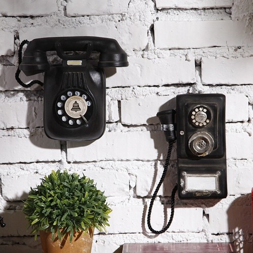 Vintage booth telephone - vintage,