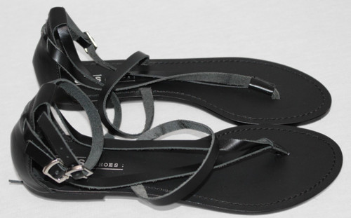 Asos design black strappy flat - asos,