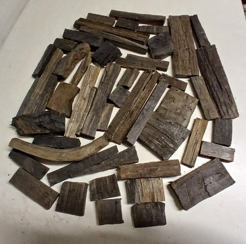 Pieces irish bog oak - of,