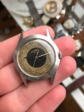 Vintage Olympic Sport 34.3mm - Rare Buren 525 bumper movement - Bullseye Dial -