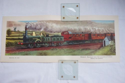 Railway carriage print poster - railway,
