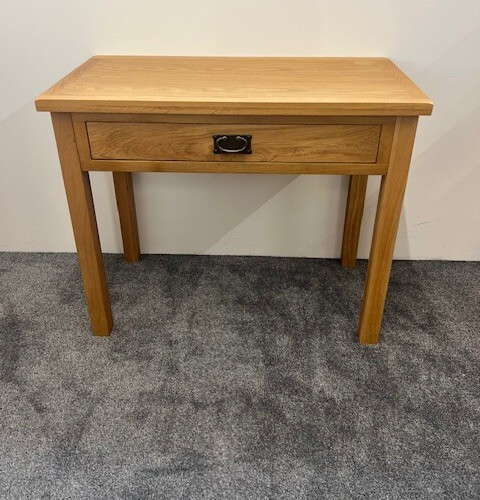 Oak small laptop - laptop, desk