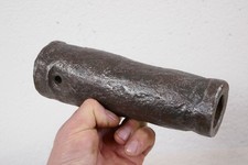 ~~~ RAR Antique Important Round Hand Cannon Whrought Iron 17th C. ~~~