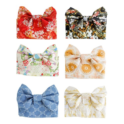Kimono obi belt pre - tied, bow
