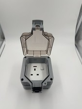 Weatherproof Outdoor Single Socket | IP Rated Waterproof Switched Plug Box