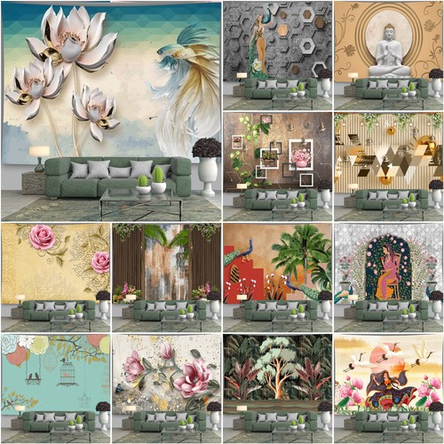 Large spring flowers - spring, wall