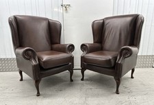 Brown Leather Chesterfield