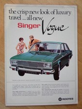 SINGER VOGUE orig 1966 1967 UK