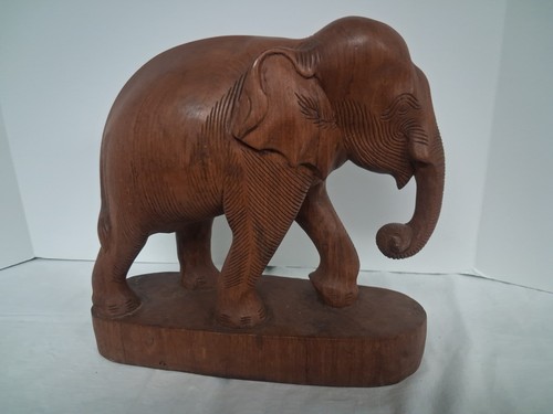 Vintage handcarved wooden - handcarved,