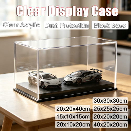 Clear display case box - display,