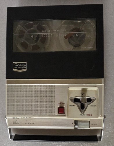 Craig model 212 - 212, reel