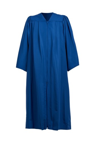 Choir robe blue zip gown - gown, men