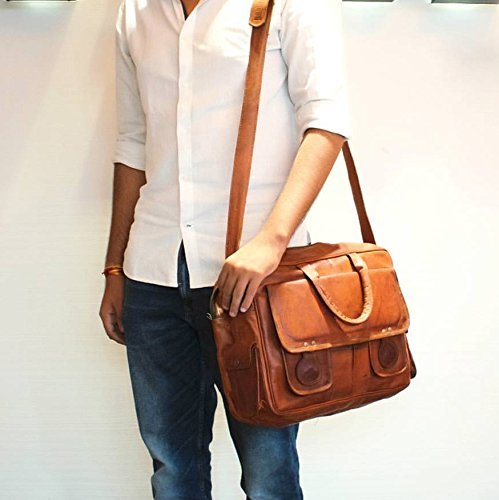 Men office vintage leather - men's,