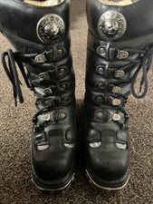 Gothic  Black New Rock  Boots
