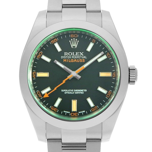Rolex milgauss green glass - milgauss,