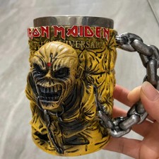 Iron Maiden 50th Band Peripheral Model Resin Cup 3D Mug Gift Model Ornaments