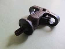 Original Vintage Cast Iron Ceiling Light Pully with Patent  2 1/2" long