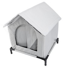 Outdoor Cat House Winter Warm Water Resistant Rainproof Large Space All Sea FI