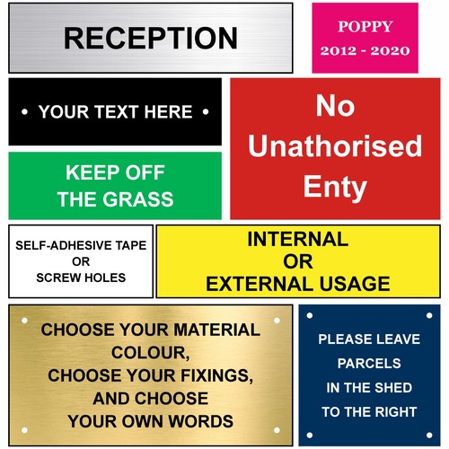 Engraved signs plaque door - engraved,