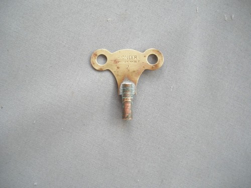 Pioneer brass clock key