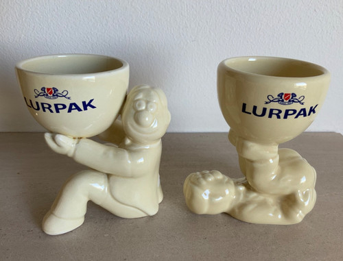 Vintage lurpak egg cups - lurpak, 2x