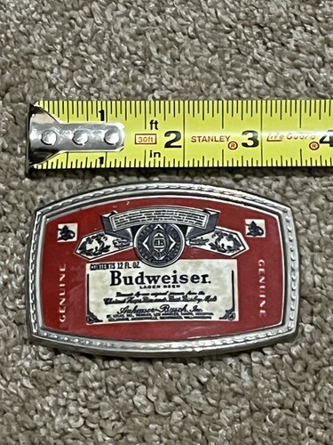 Budweiser belt buckle - budweiser,