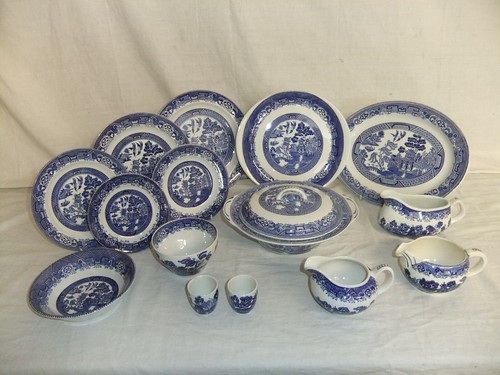 Woods ware willow - ware, blue