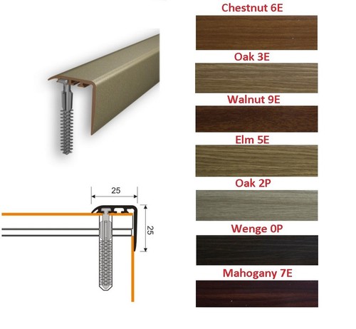 Stair nosing edge trim step - stair,
