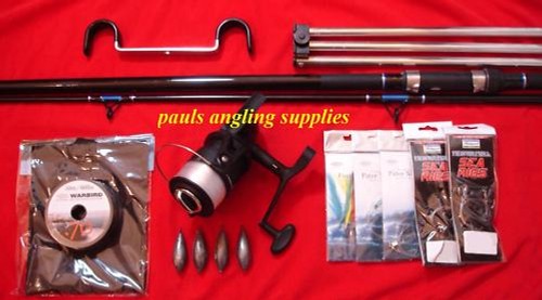 Sea fishing beach rod reel - fishing,