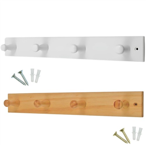 Wall mounted wooden coat - wooden,