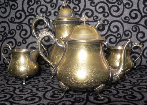 Piece antique silver - silver, plated
