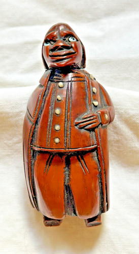 Antique georgian snuff - snuff, box
