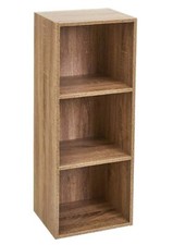 3 Cube Storage Unit Small Bookcase Wooden Storage Cabinets Book Shelf Shelves