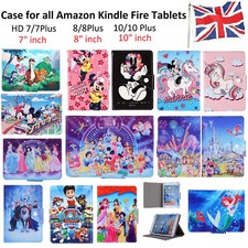 For Amazon Kindle Fire 7" 8" 10" Tablet Universal Leather Stand Case / Tab Cover