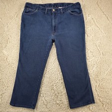 Vintage Long Haul Men's Professional Trucker Denim Stretch Jeans 44"Wx26"L - USA