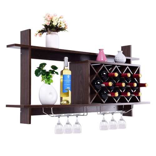 Wall mounted wine - wall, bottle