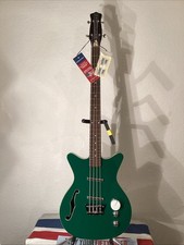 Guitar Electric ￼Danelectro Rare Bass! DC59 R Jade  Top Rrp £750 pr £399 !!