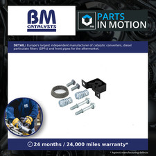 Exhaust Pipe Fitting Kit fits NISSAN MICRA K12 1.2 Front 03 to 10 BM Quality New