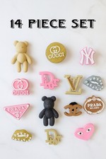 14x Fashionable Luxury Jibbitz