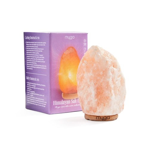Myga himalayan salt lamp - salt,