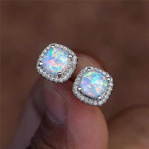 Cute white fire opal stone - white,