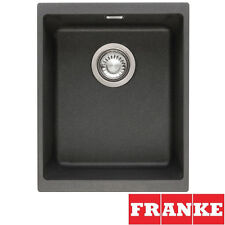 Franke Sirius 1.0 Bowl Black Tectonite Undermount Kitchen Sink SID110-34 BLK