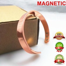 GENTS COPPER MAGNETIC BRACELET bangle carpal tunnel arthritis pain relief MENS