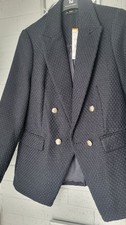 Ladies navy jacket. Boucle