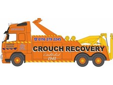 Oxford Diecast 76VOL09REC Volvo Boniface Recovery Truck Crouch Recovery