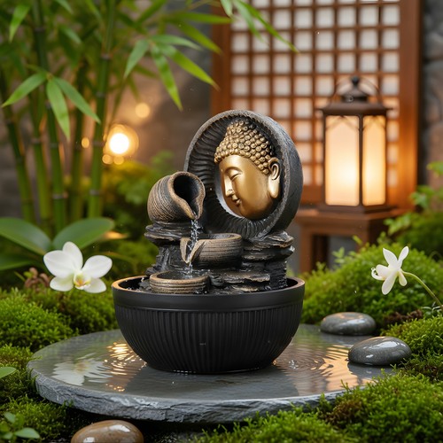 Tabletop waterfall fountain - waterfall,