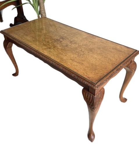 Art deco style glass - top, burr