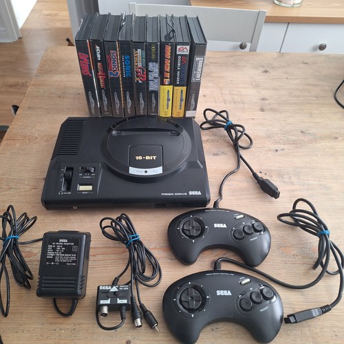 Sega megadrive console with - console,