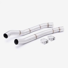 Lextek Stainless Steel Link Pipes for Kawasaki ZZR1400 (12-19) Easy to Replace
