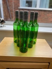 6 x 75cl Empty Clear Green Glass Wine Bottles -ideal for wine-making /crafting